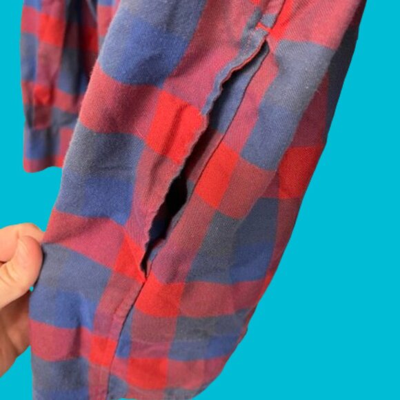 Brand: Five Four Plaid Grunge Shirt - Picture 3 of 7